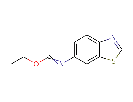 메탄이미드산, N-6-벤조티아졸릴-, 에틸 에스테르(9CI)