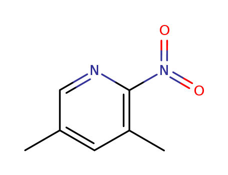 Pyridine,  3,5-dimethyl-2-nitro-