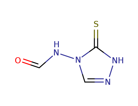 Formamide,N-(1,5-dihydro-5-thioxo-4H-1,2,4-triazol-4-yl)- cas  69659-17-2