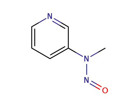 Molecular Structure of 69658-91-9 (3-nitrosomethylaminopyridine)