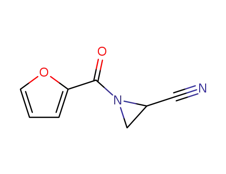 Molecular Structure of 69826-57-9 (2-Aziridinecarbonitrile,1-(2-furanylcarbonyl)-(9CI))