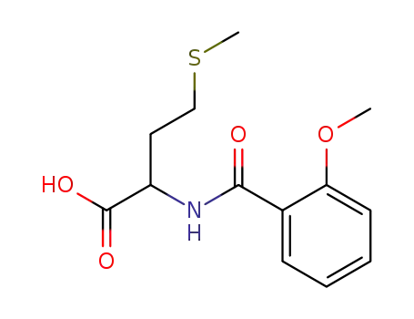 Molecular Structure of 65054-83-3 (2-[(2-METHOXYBENZOYL)AMINO]-4-(METHYLTHIO)BUTANOIC ACID)