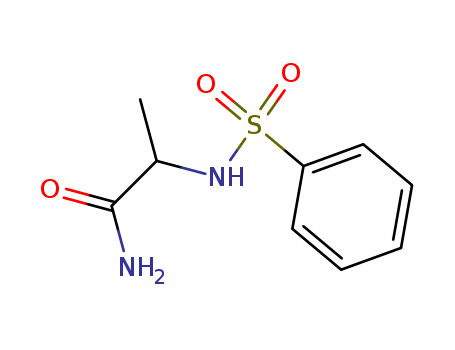 Propanamide,2-[(phenylsulfonyl)amino]- cas  6966-12-7