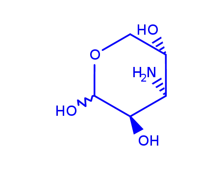 L-Arabinopyranose, 3-amino-3-deoxy- (9CI)