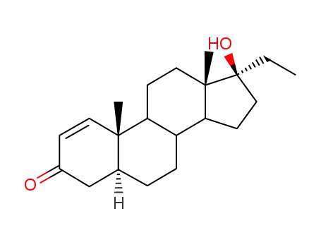 Molecular Structure of 6959-58-6 (17-hydroxypregn-1-en-3-one)
