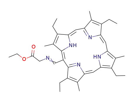 <i>N</i>-(2,7,12,17-tetraethyl-3,8,13,18-tetramethyl-21<sup>(23)</sup><i>H</i>-porphyrin-5-ylmethyl)-glycine ethyl ester