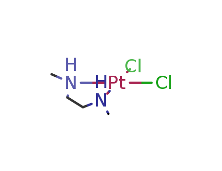 Molecular Structure of 16786-98-4 (Platinum,dichloro(N,N'-dimethyl-1,2-ethanediamine-kN,kN')-, (SP-4-2)- (9CI))