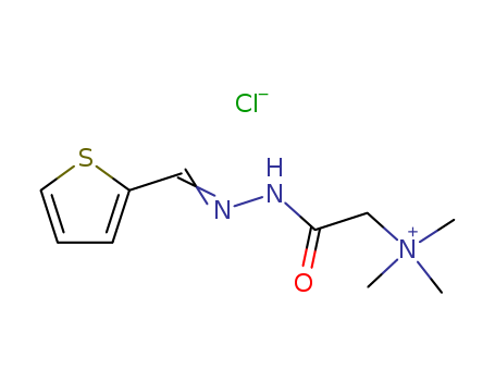 Ethanaminium,N,N,N-trimethyl-2-oxo-2-[2-(2-thienylmethylene)hydrazinyl]-, chloride (1:1) cas  6958-28-7