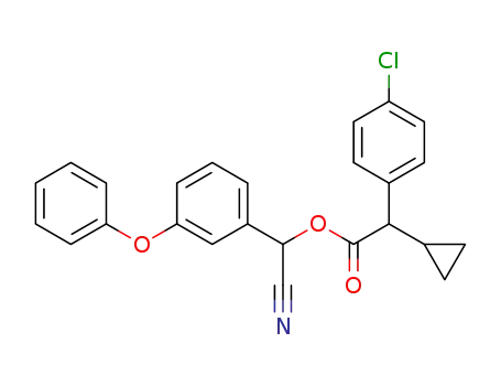 4-Chloro-α-cyclopropylbenzeneacetic acid cyano(3-phenoxyphenyl)methyl ester