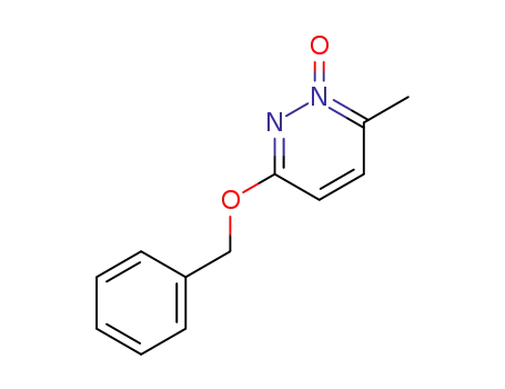 Molecular Structure of 6958-55-0 (3-(benzyloxy)-6-methyl-1-oxo-1,6-dihydropyridazin-1-ium)