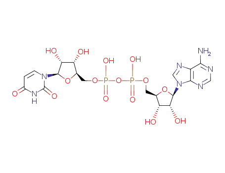 Molecular Structure of 65331-79-5 ([(2R,3S,4R,5R)-5-(6-aminopurin-9-yl)-3,4-dihydroxy-tetrahydrofuran-2-yl]methyl [(3S,4R,5R)-5-(2,4-dioxopyrimidin-1-yl)-3,4-dihydroxy-tetrahydrofuran-2-yl]methyl phosphono phosphate)