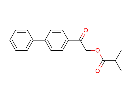Propanoic acid, 2-methyl-, 2-[1,1'-biphenyl]-4-yl-2-oxoethyl ester
