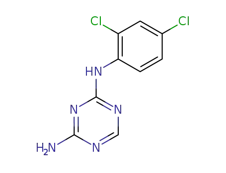 Molecular Structure of 6975-84-4 (N-(2,4-dichlorophenyl)-1,3,5-triazine-2,4-diamine)