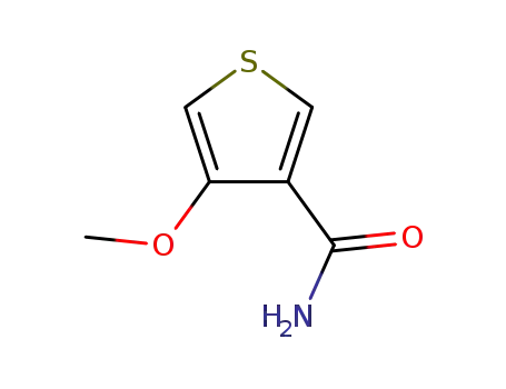 Molecular Structure of 65369-29-1 (4-METHOXYTHIOPHENE-3-CARBOXAMIDE)