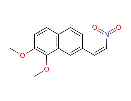 Naphthalene,1,2-dimethoxy-7-(2-nitroethenyl)- cas  65210-67-5
