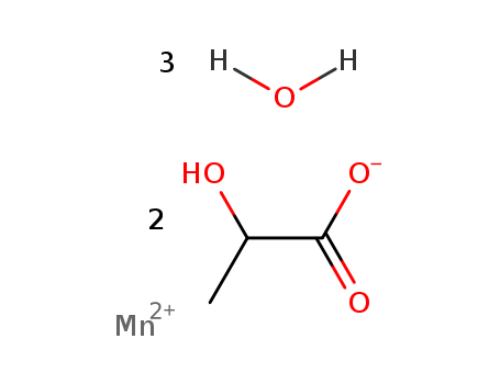 Propanoic acid,2-hydroxy-, manganese(2+) salt, hydrate (2:1:3)