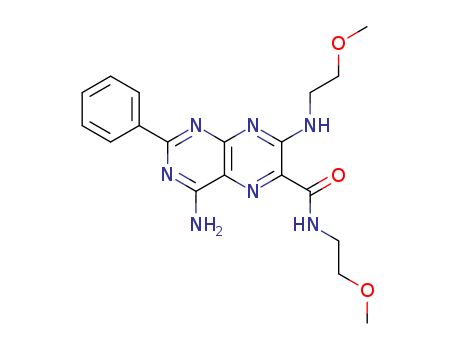 6-Pteridinecarboxamide,4-amino-N-(2-methoxyethyl)-7-[(2-methoxyethyl)amino]-2-phenyl-
