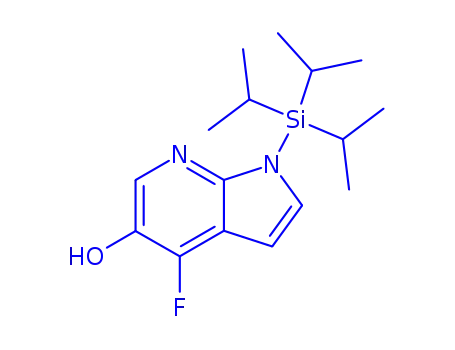 1H-Pyrrolo[2,3-b]pyridin-5-ol, 4-fluoro-1-[tris(1-methylethyl)silyl]-