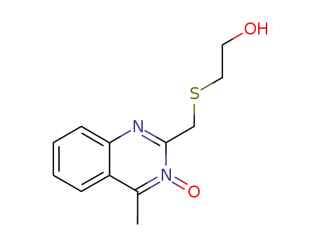 Molecular Structure of 6965-81-7 (2-(((4-Methyl-3-oxido-2,3-dihydro-2-quinazolinyl)methyl)thio)ethanol)