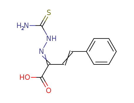 3-Butenoicacid, 2-[2-(aminothioxomethyl)hydrazinylidene]-4-phenyl- cas  6961-77-9
