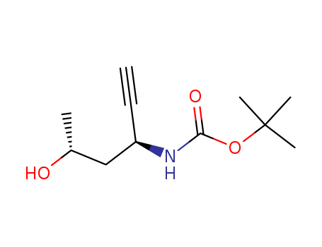 Carbamic acid,[(1R,3R)-1-ethynyl-3-hydroxybutyl]-, 1,1-dimethylethyl ester, rel- (9CI)