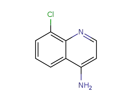 Molecular Structure of 65340-72-9 (4-AMINO-8-CHLOROQUINOLINE)