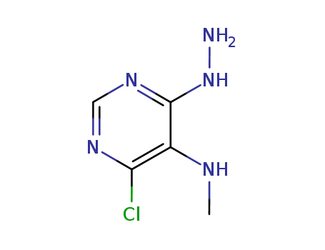 5-Pyrimidinamine,4-chloro-6-hydrazinyl-N-methyl- cas  6959-81-5