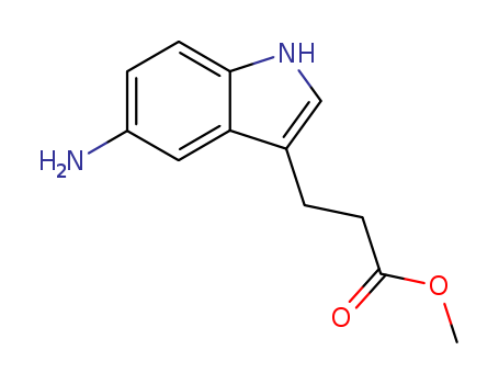 1H-Indole-3-propanoicacid, 5-amino-, methyl ester cas  6958-79-8