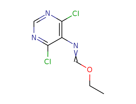Methanimidic acid, N-(4,6-dichloro-5-pyrimidinyl)-, ethylester