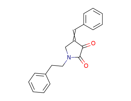 2,3-Pyrrolidinedione,1-(2-phenylethyl)-4-(phenylmethylene)- cas  6965-12-4