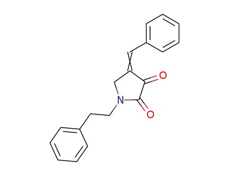 Molecular Structure of 6965-12-4 (4-benzylidene-1-(2-phenylethyl)pyrrolidine-2,3-dione)