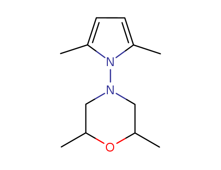 Morpholine,4-(2,5-dimethyl-1H-pyrrol-1-yl)-2,6-dimethyl- cas  6966-92-3