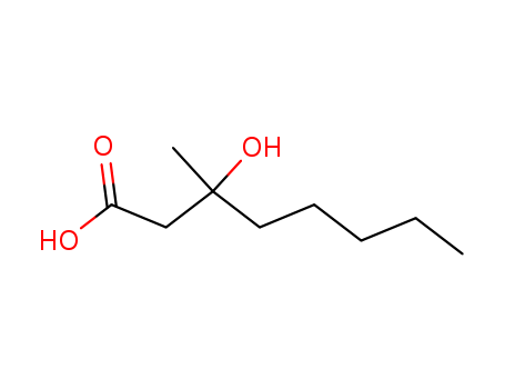 Octanoic acid,3-hydroxy-3-methyl- cas  6966-34-3