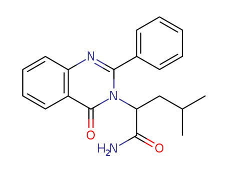 3(4H)-Quinazolineacetamide, a-(2-methylpropyl)-4-oxo-2-phenyl-