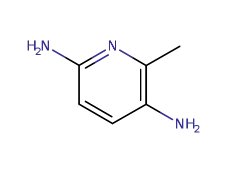 Molecular Structure of 6992-84-3 (3,6-DIAMINO-2-PICOLINE)