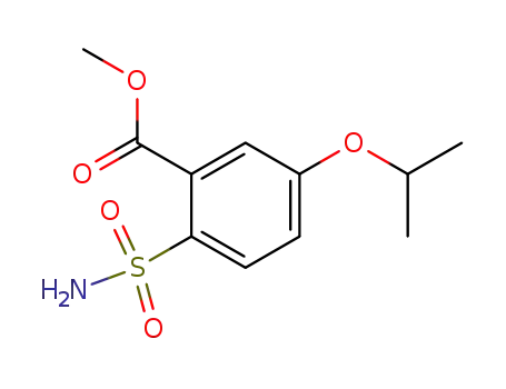 Benzoic acid, 5-isopropoxy-2-sulfamoyl-, methyl ester