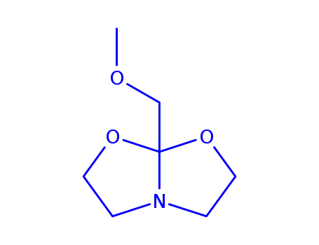Molecular Structure of 700724-95-4 (7aH-Oxazolo[2,3-b]oxazole,tetrahydro-7a-(methoxymethyl)-(9CI))