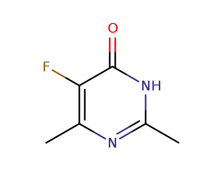 Molecular Structure of 654-41-1 (4(1H)-Pyrimidinone, 5-fluoro-2,6-dimethyl- (9CI))