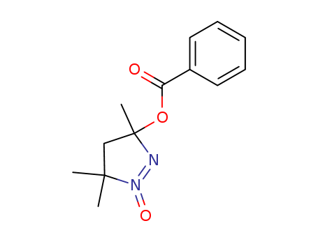 3H-Pyrazol-3-ol,4,5-dihydro-3,5,5-trimethyl-, 3-benzoate, 1-oxide
