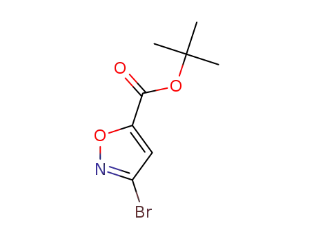 Molecular Structure of 1392517-50-8 (3-bromo-4,5-dihydro-5-tert-butoxyformylisoxazole)