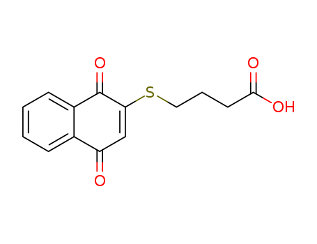 Butanoic acid,4-[(1,4-dihydro-1,4-dioxo-2-naphthalenyl)thio]- cas  65726-67-2