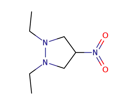 4-nitro-1,2-diethyl-pyrazolidine