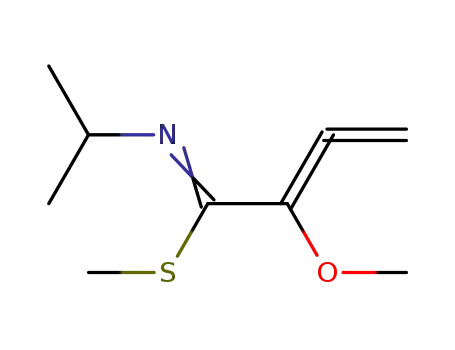 2,3-Butadienimidothioic acid, 2-methoxy-N-(1-methylethyl)-, methyl
ester