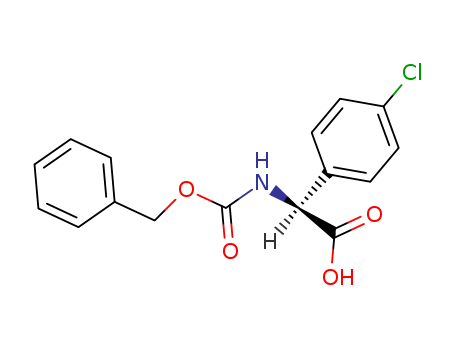 Benzeneacetic acid, 4-chloro-a-[[(phenylmethoxy)carbonyl]amino]-,(S)- (9CI)