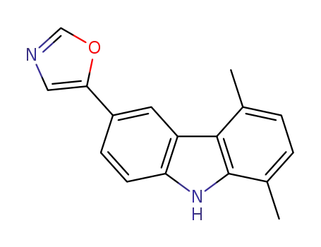 1,4-dimethyl-6-(oxazol-5-yl)-9H-carbazole