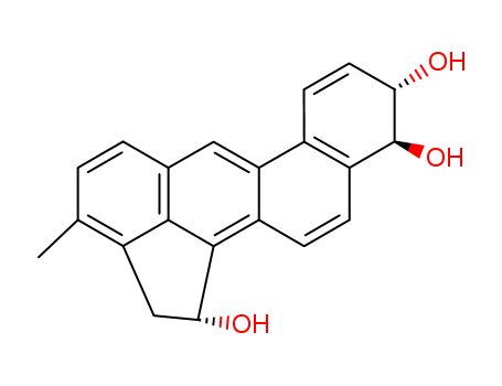 Benz[j]aceanthrylene-1,9,10-triol,1,2,9,10-tetrahydro-3-methyl-, (1a,9a,10b)- (9CI)