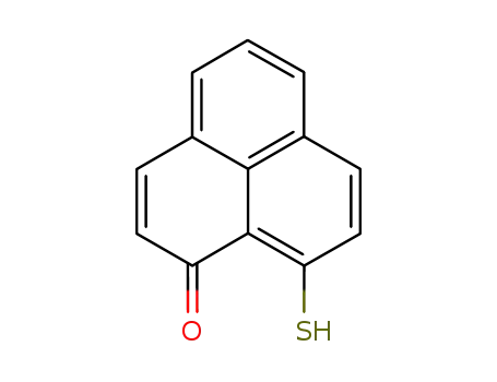 Molecular Structure of 69915-28-2 (Phenalen-1-one,9-mercapto-)