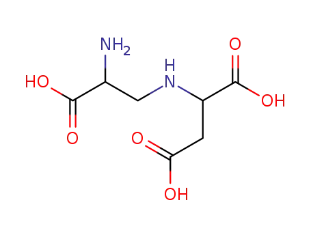 Molecular Structure of 70004-76-1 (N-[(2R)-2-amino-2-carboxyethyl]-L-aspartic acid)