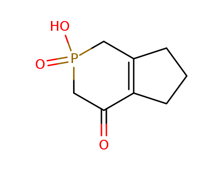 4H-Cyclopenta[c]phosphorin-4-one,1,2,3,5,6,7-hexahydro-2-hydroxy-, 2-oxide cas  65489-15-8