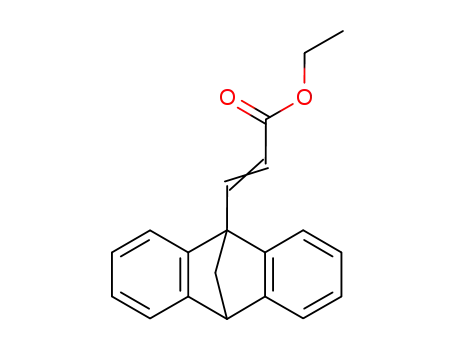 Molecular Structure of 62686-40-2 (2-Propenoic acid, 3-(9,10-methanoanthracen-9(10H)-yl)-, ethyl ester)